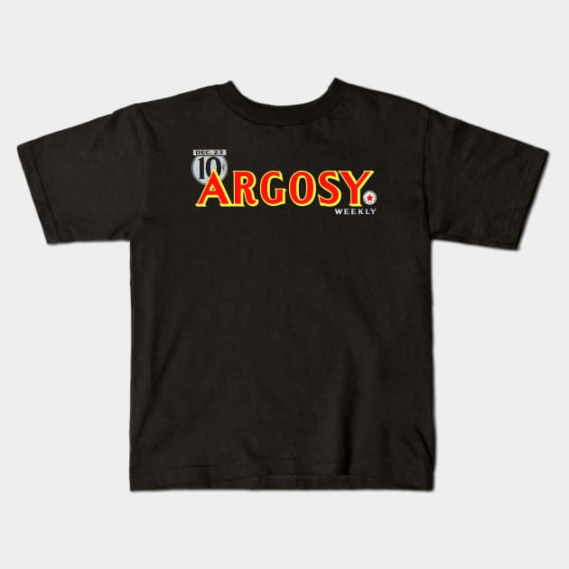 Argosy Weekly Kids T-Shirt by MindsparkCreative